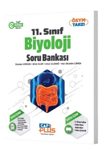 9786256040106 Çap Plus Yayınları, Biyoloji Kitabı, Soru Kitabı