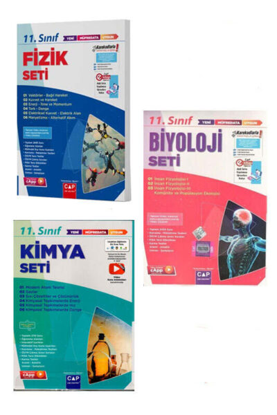 9999B1271 Çap Yayınları, Biyoloji Kitabı, Fizik, Kimya