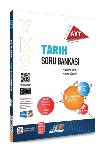 9786257532723 Hız ve Renk Yayınları, AYT Kitap, Tarih, Soru Kitabı