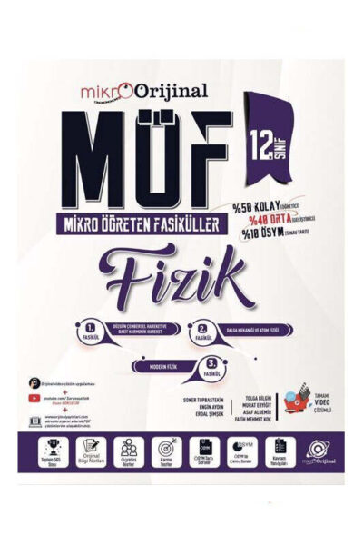 9786256531321 Mikro Orijinal Yayınları, Fizik