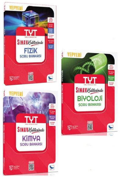 9999B1222 Sınav Yayınları, Biyoloji Kitabı, TYT Kitap, Fizik, Kimya, Soru Kitabı
