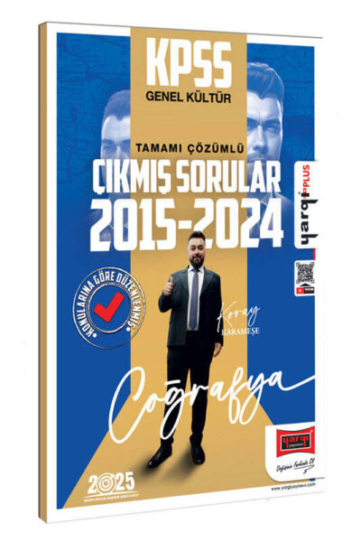 9786253701840 Yargı Yayınları, 2024, KPSS Kitap, Coğafya, Çıkmış Soru Kitabı