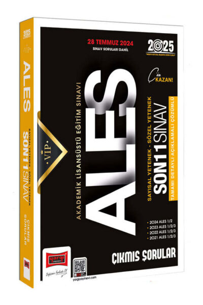 9786253702588 Yargı Yayınları, 2024, ALES Kitap, Çıkmış Soru Kitabı