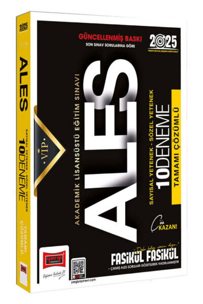 9786253702557 Yargı Yayınları, ALES Kitap, Deneme Kitabı