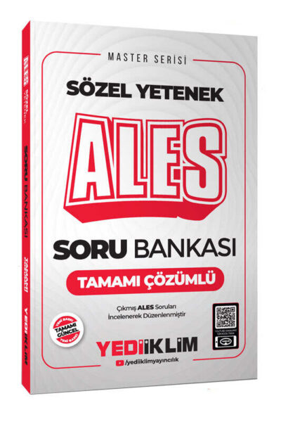 9786254316999 Yediiklim Yayınları, ALES Kitap, Soru Kitabı
