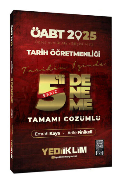 9786254317200 Yediiklim Yayınları, ÖABT Kitabı, Tarih, Deneme Kitabı