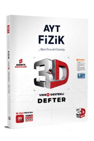 9786259841755 3D Yayınları, AYT Kitap, Fizik