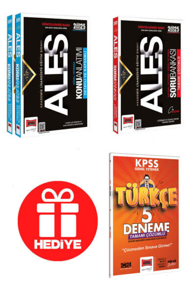 Yargı Yayınları 2025 ALES Vip Sayısal-Sözel Yetenek Konu Anlatımı ve Soru Bankası Seti