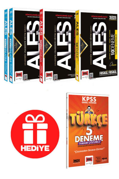 Yargı Yayınları 2025 ALES Vip Sayısal-Sözel Yetenek Konu - Soru - Deneme Seti