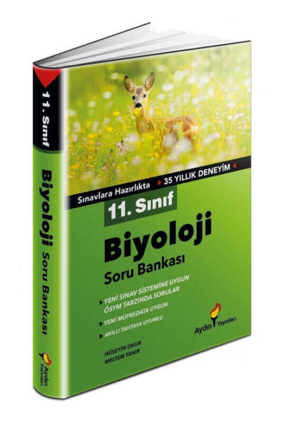 9786256412248 Aydın Yayınları, Biyoloji Kitabı, Soru Kitabı