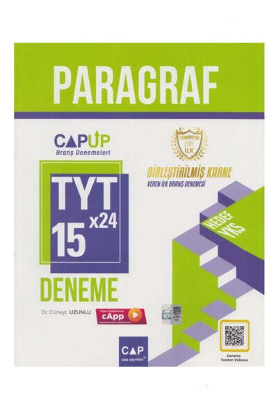 9786258225693 Çap Yayınları, TYT Kitap, Deneme Kitabı