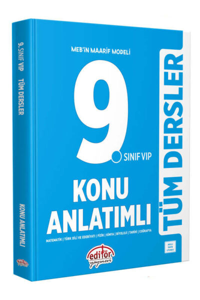 9786052806623 Editör Yayınevi, Tüm Dersler, Konu Kitabı