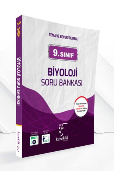 9786258419894 Karekök Yayınları, Biyoloji Kitabı, Soru Kitabı