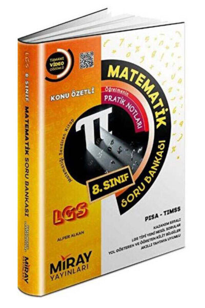 9786257833936 Miray Yayınları, Matematik Kitabı, Soru Kitabı