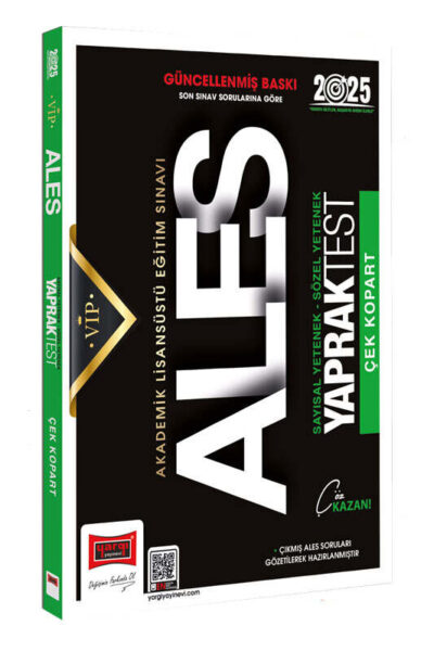 9786253702540 Yargı Yayınları, ALES Kitap, Yaprak Test Kitabı