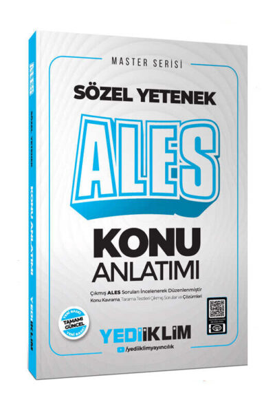 9786254316975 Yediiklim Yayınları, ALES Kitap, Konu Kitabı