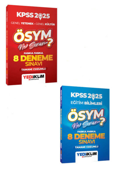 9999B1352 Yediiklim Yayınları, Eğitim Bilimleri, KPSS Kitap, Deneme Kitabı