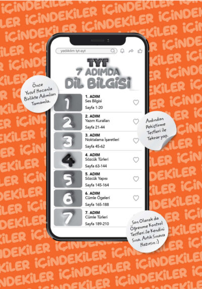 9786254317569 Yediiklim Yayınları, TYT Kitap, Soru Kitabı, Konu Kitabı