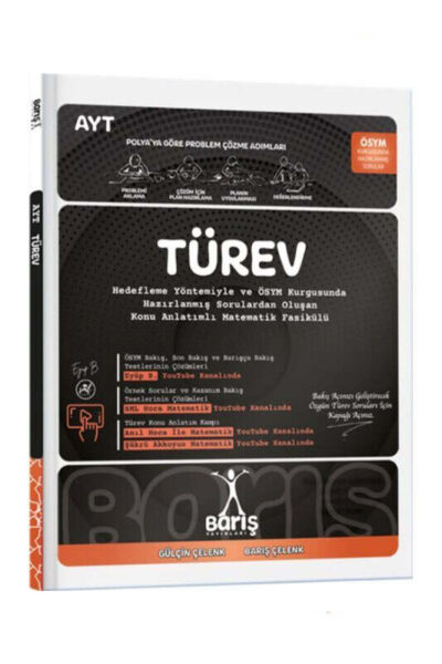 9786259947099 Barış Yayınları, Matematik Kitabı, AYT Kitap