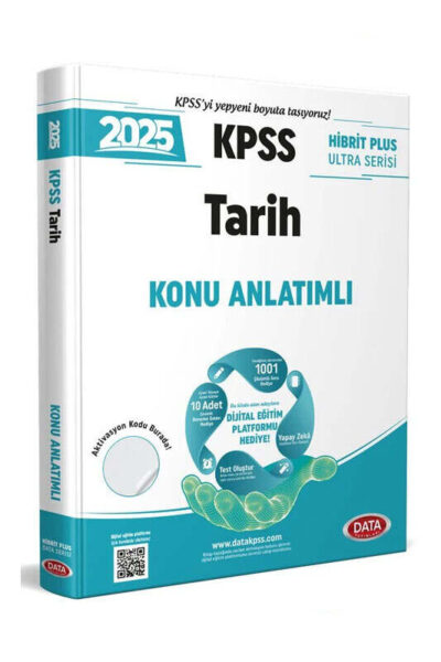 9786256519985 Data Yayınları, 2025, KPSS Kitap, Tarih, Konu Kitabı