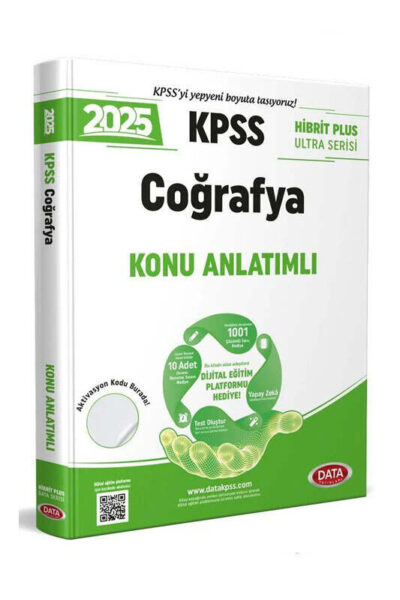9786256200005 Data Yayınları, 2025, KPSS Kitap, Coğafya, Konu Kitabı
