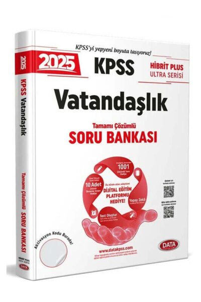 9786256200043 Data Yayınları, 2025, KPSS Kitap, Soru Kitabı