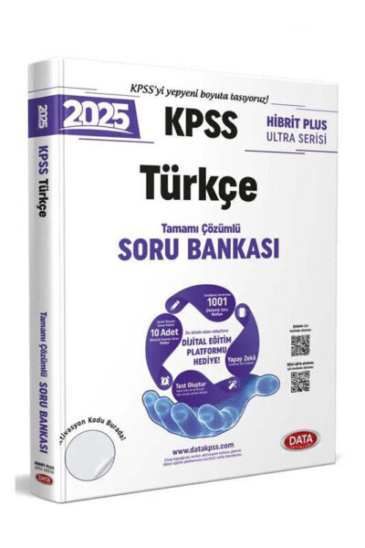 9786256200067 Data Yayınları, 2025, KPSS Kitap, Türkçe, Soru Kitabı
