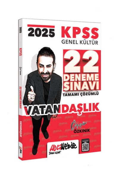 9786256733152 Hocawebde Yayınları, KPSS Kitap, Deneme Kitabı