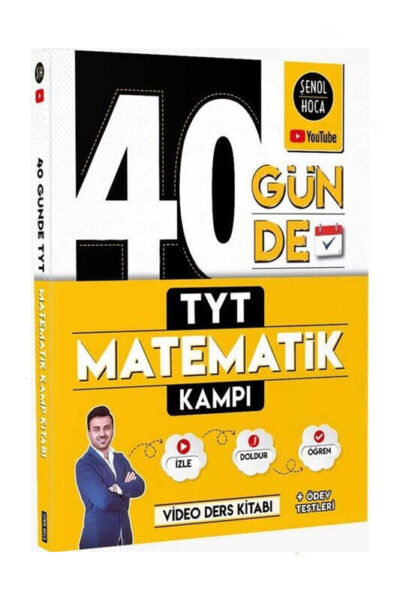 9786256790094 Şenol Hoca Yayınları, 2025, Matematik Kitabı, TYT Kitap