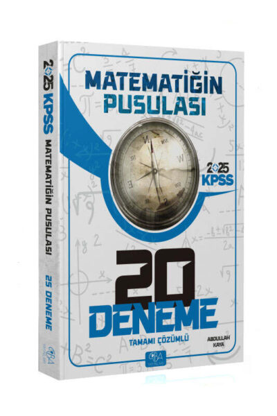 9786057299598 CBA Akademi, 2025, Matematik Kitabı, KPSS Kitap, Deneme Kitabı