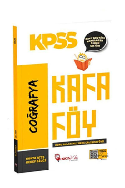 9786257248877 Hoca Kafası Yayınları, KPSS Kitap, Coğafya, Konu Kitabı