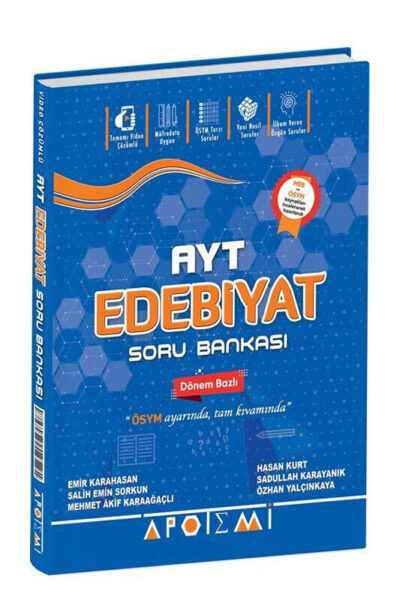 9786256648456 Apotemi Yayınları, 2025, AYT Kitap, Soru Kitabı