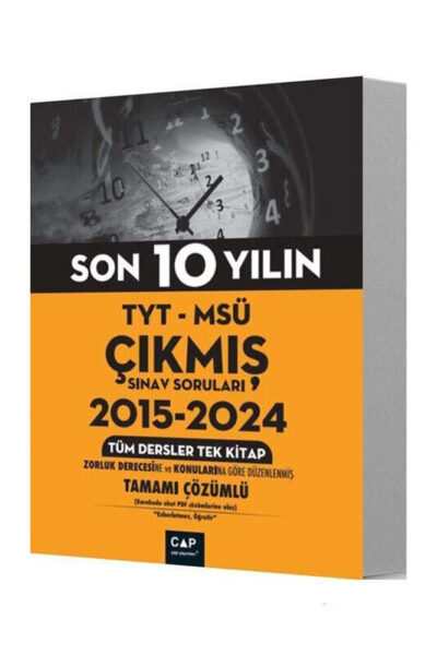 9786256040434 Çap Yayınları, 2025, TYT Kitap