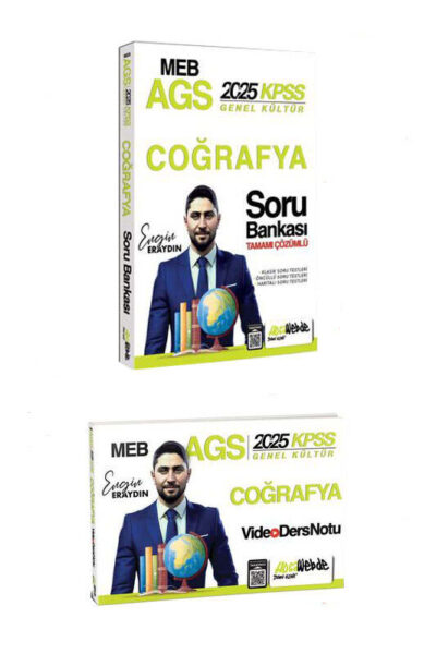 9999B1417 Hocawebde Yayınları, 2025, KPSS Kitap, Coğafya, Soru Kitabı