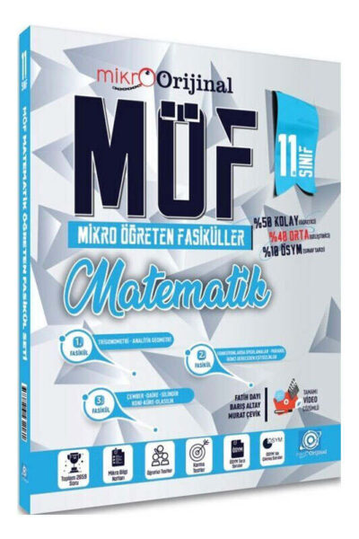 9786256531161 Mikro Orijinal Yayınları, 2025, Matematik Kitabı