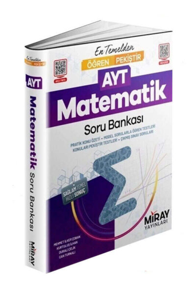 9786256412941 Miray Yayınları, 2025, Matematik Kitabı, AYT Kitap, Soru Kitabı