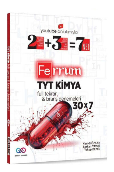9786259534114 Orbital Yayınları, TYT Kitap, Kimya, Deneme Kitabı