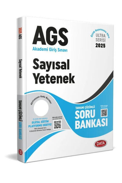 Data Yayınları 2025 MEB AGS Sayısal Yetenek (Matematik) Soru Bankası