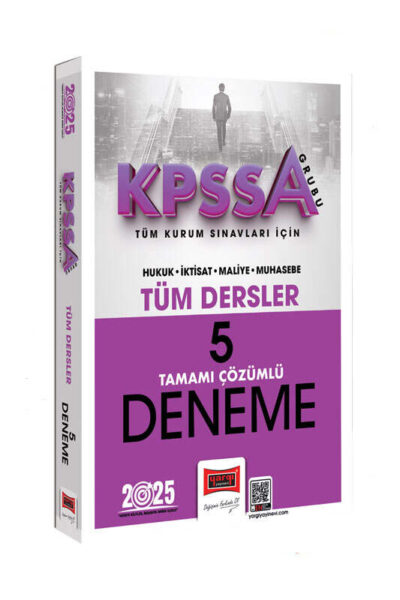 9786253703363 Yargı Yayınları, 2025, Tüm Dersler, KPSS Kitap, Deneme Kitabı