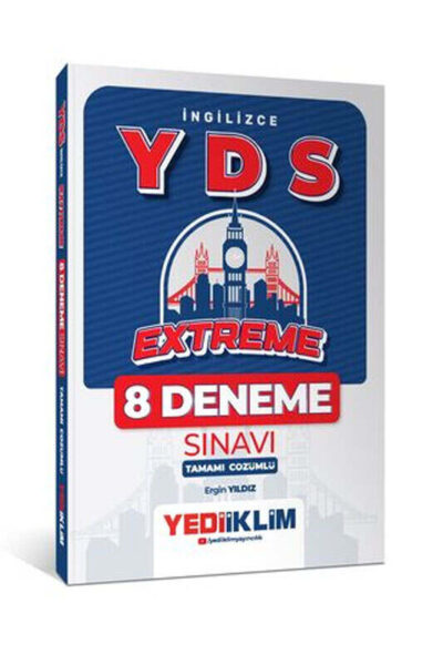 9786254317996 Yediiklim Yayınları, YDS Kitap, Deneme Kitabı