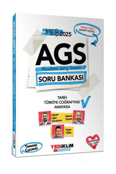 9786254318085 Yediiklim Yayınları, 2025, Tarih, Coğafya, Soru Kitabı