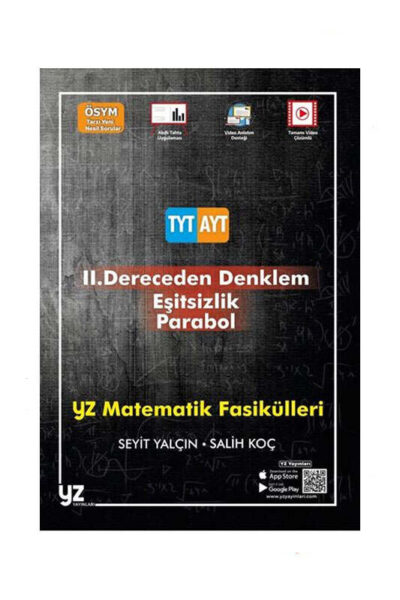 9786052828168 YZ Yayınları, Matematik Kitabı, TYT Kitap, AYT Kitap
