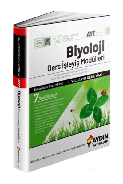 9786256412651 Aydın Yayınları, 2025, Biyoloji Kitabı, AYT Kitap