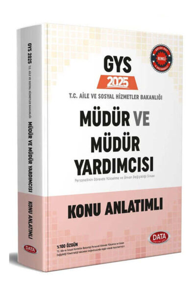 9786258469851 Data Yayınları, 2025, Konu Kitabı