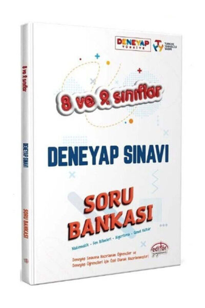 9786052804148 Editör Yayınevi, Tüm Dersler, Soru Kitabı