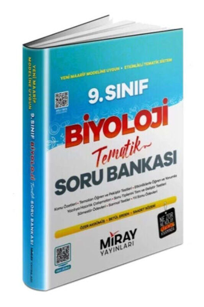 9786256412798 Miray Yayınları, 2025, Biyoloji Kitabı, Soru Kitabı