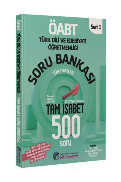 9786259863238 Özdil Akademi Yayınları, ÖABT Kitabı, Soru Kitabı