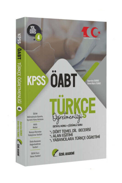 9786057379672 Özdil Akademi Yayınları, ÖABT Kitabı, Türkçe, Soru Kitabı, Konu Kitabı