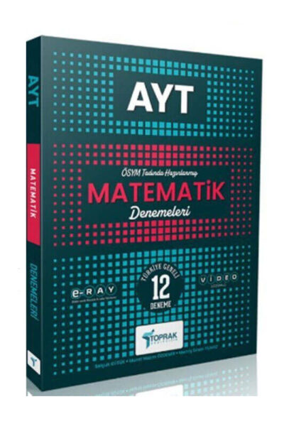 9786259770215 Toprak Yayıncılık, 2025, Matematik Kitabı, AYT Kitap, Deneme Kitabı