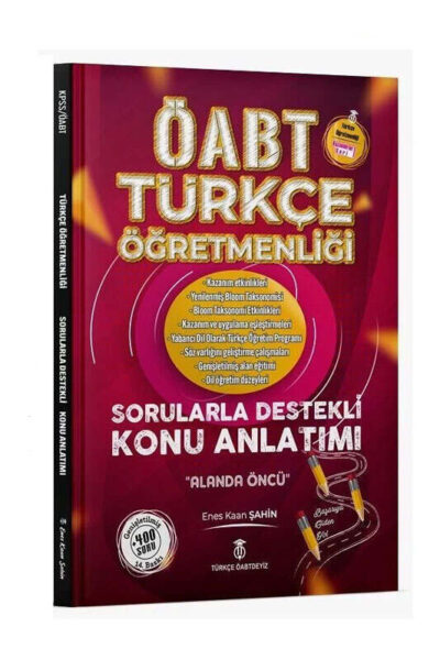 9786050646061 Türkçe ÖABTdeyiz Yayınları, ÖABT Kitabı, Türkçe, Konu Kitabı